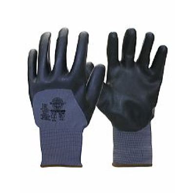 Перчатки ПЕНОНИТРИЛ РЧ (100%нейлон 13-го класса вязки,3/4черный вспененный нитрил), в уп.240пар